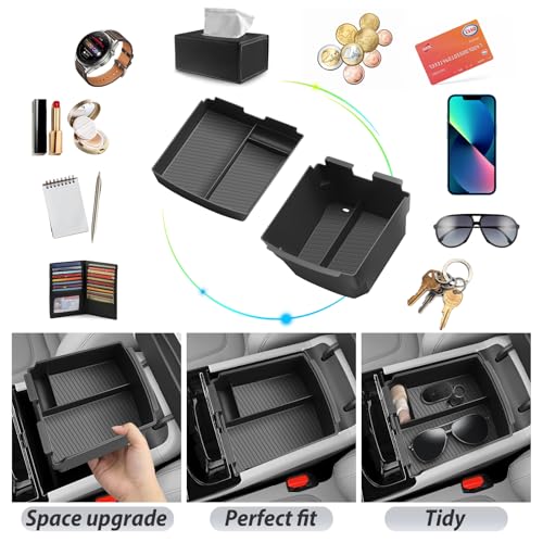 SKTU 2-Pack 2025 2026 Tucson Center Console Organizer for 2025 - Product Imagery