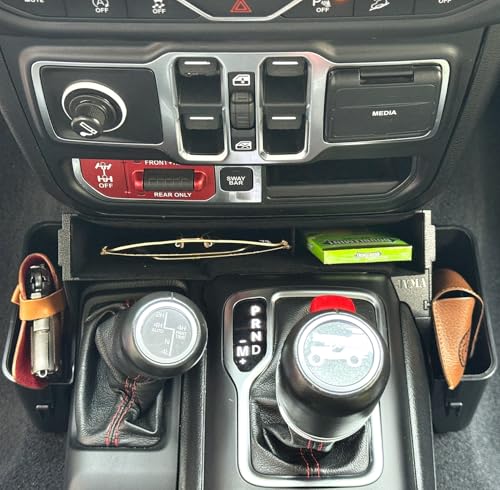 JVMA 4 Hooks Center Console Organizer for Jeep Gladiator & - Product Imagery