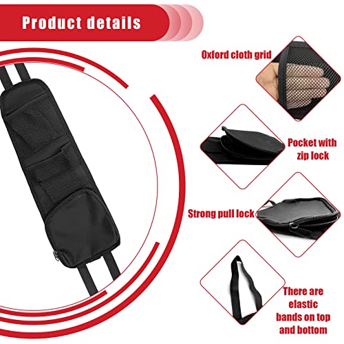 QUICTO 2PCS Car Seat Storage Hanging Bag, Multi-Pocket Seat Side - Product Imagery