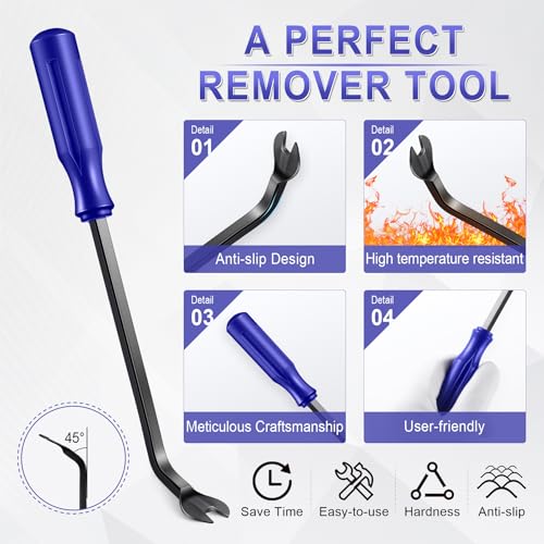 LivTee 5 pcs Auto Trim Removal Tool Kit, No Scratch Plastic Pry - Product Imagery