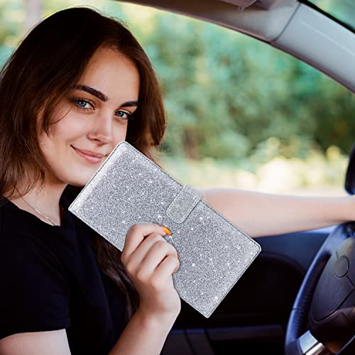 RSAquar Car Registration & Insurance Holder - Leather Glove Box - Product Imagery