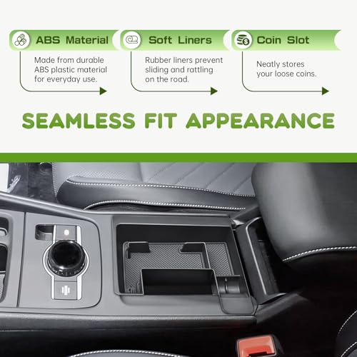 HGWEI Center Console Organizer for 2025 2026 VW Tiguan Interior - Product Imagery