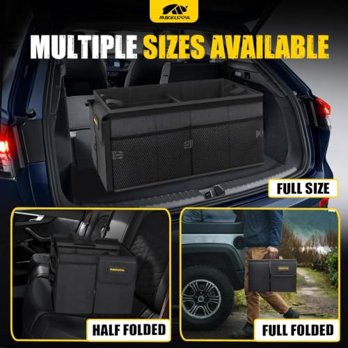 MIKKUPPA Trunk Organizer with Lid - 65L Collapsible Car - Product Imagery