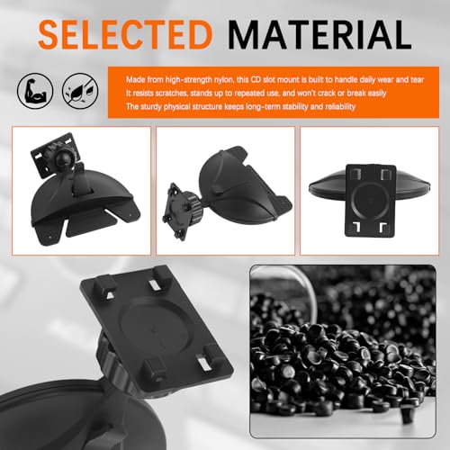 2026 New CD Slot Mount for Carplay Screen,360° Rotatable CD - Product Imagery