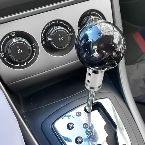 M12x1.25 Gear Shift Knob Adapter, with 4-Size Hoses (Silver) - Product Imagery