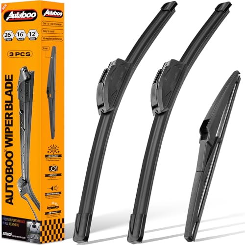 AUTOBOO Windshield Wiper Blade Replacement for Toyota RAV4 Mazda - Product Imagery