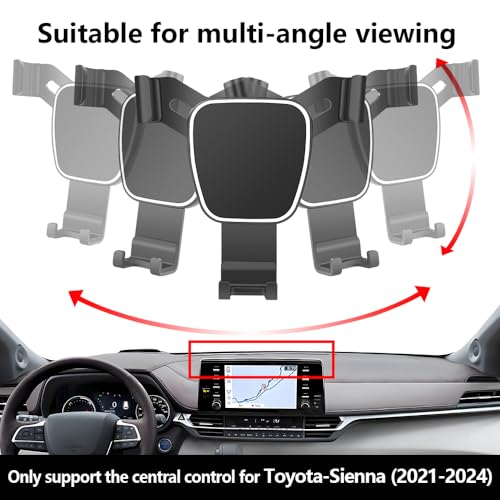 Car Phone Holder Center Console Organizer For Toyota Sienna 2021 - Product Imagery
