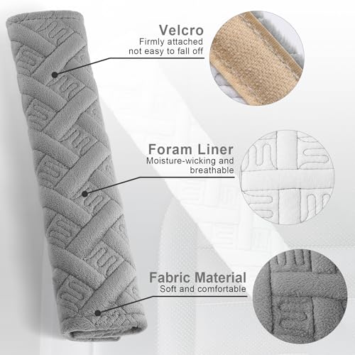 JUSTTOP 2-Pack Universal Car Seat Belt Pads Cover for A More - Product Imagery