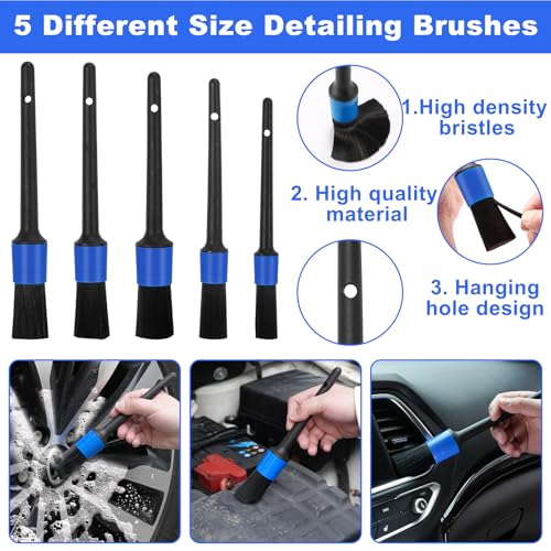 Windshield Cleaner Tool, 14Pcs Car Interior Cleaning Kit, Car - Product Imagery