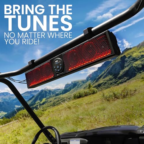 BOSS Audio Systems BRT26RGB IPX5 Weatherproof Bluetooth ATV - Product Imagery