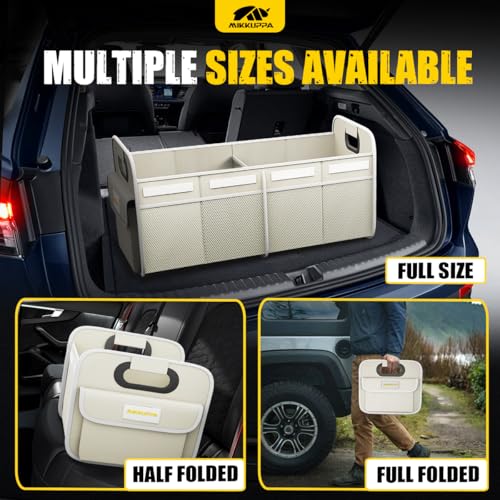 MIKKUPPA Car Trunk Organizer - 70L Collapsible SUV Trunk - Product Imagery