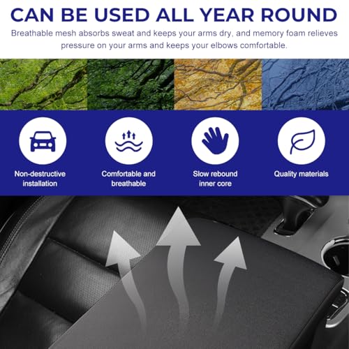 Car Center Console Pad, Memory Foam Center Console Cover - Product Imagery