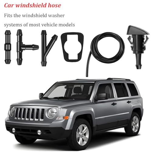 11PCS Car Windshield Washer Nozzle Kit, Windshield Wiper Spray - Product Imagery
