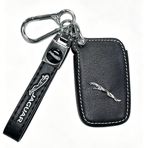 Leather Car Keychain, forJaguar I-PAC F-PAC E-PAC XEL XFL XJ XF - Product Imagery