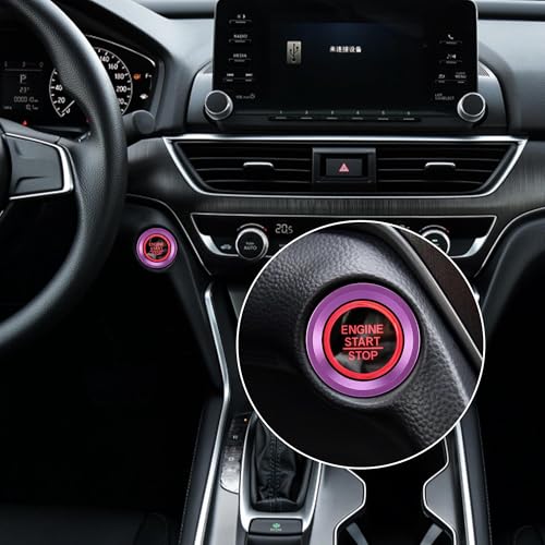 TOMALL Aluminum Engine Start Stop Push Button Cover Trim - Product Imagery