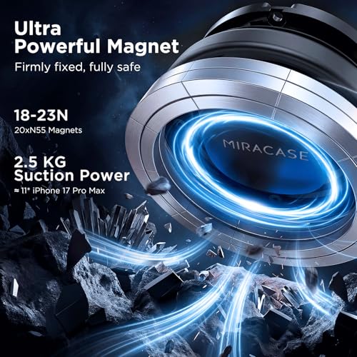Miracase Car Phone Holder for Magsafe [Strong Magnets] Magnetic - Product Imagery