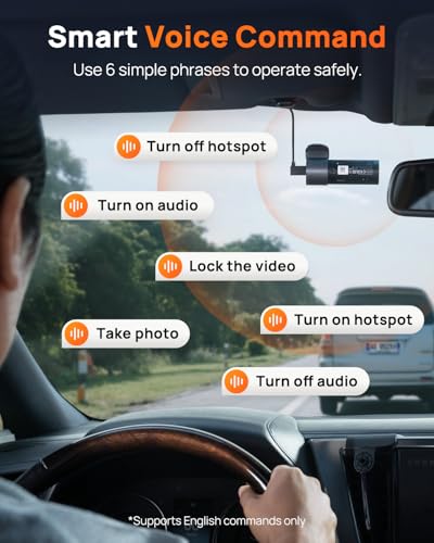 70mai M310 Plus 4K Dash Cam Front with Night Vision, 140° Wide - Product Imagery