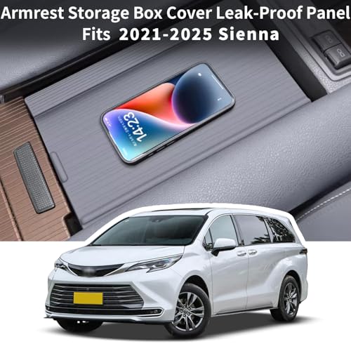 Center Console Armrest Silicone Pad for Sienna 2021-2026 - Product Imagery