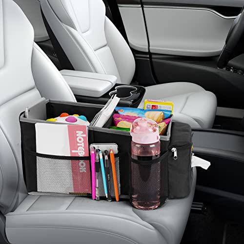 Car Seat Organizer - Backseat Car Organizer with Cup Holders, - Product Imagery