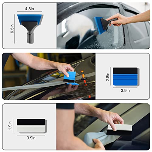 9 Pcs Vehicle Car Window Tint Application Tools Kit Glass - Product Imagery