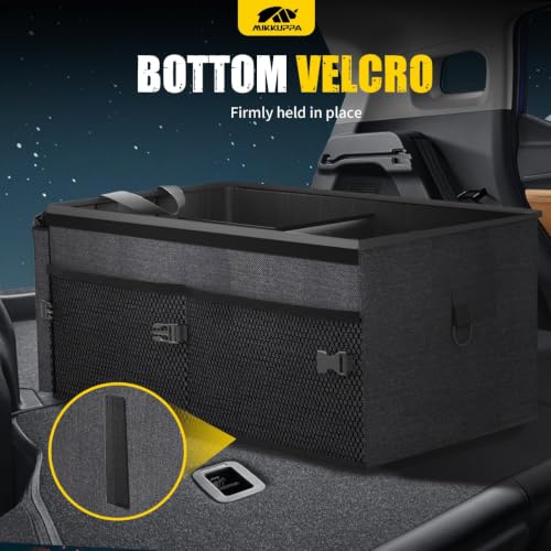 MIKKUPPA Trunk Organizer with Lid - 65L Collapsible Car - Product Imagery