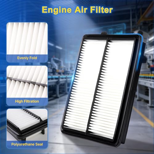 Cabin & Engine Air Filter Kit Fits ACURA RDX 2019-2026 2.0L (Gas) - Product Imagery
