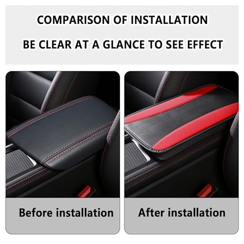IHOTDER Stylish Car Center Console Cover,PU Leather Car Armrest - Product Imagery