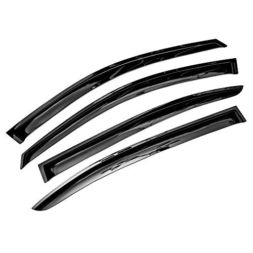 Smoked Out-Channel Window Vent Guard Rain Visors For 2008-2012 - Product Imagery