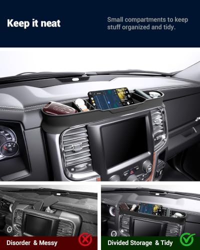 Dashboard Organizer Fit for Dodge RAM 1500/2500/3500 2013-2018 - Product Imagery
