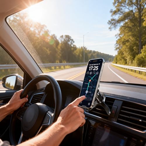 for Car Mount【20 Strong Magnets】 Magnetic Phone Holder for Car - Product Imagery