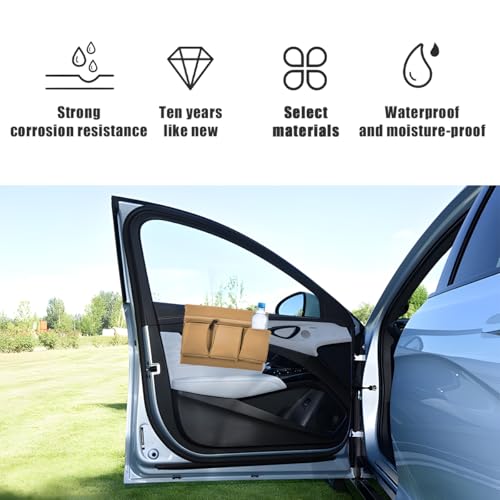 Mandark Leather Car Window Armrest Organizer with Multiple - Product Imagery