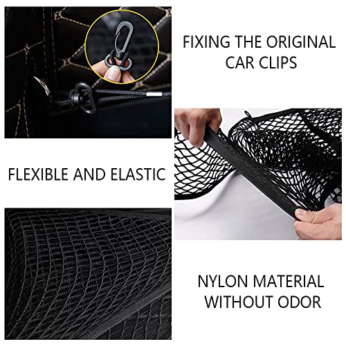 Car Rear Cargo Net with Good Elasticity&Tensile Strength Trunk - Product Imagery