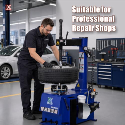 XK Tire Changers Machine and Wheel Balancer Combo,110V,580-690 - Product Imagery