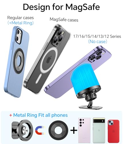Kaistyle for Magsafe Car Mount【20 Strong Magnets】Magnetic Phone - Product Imagery