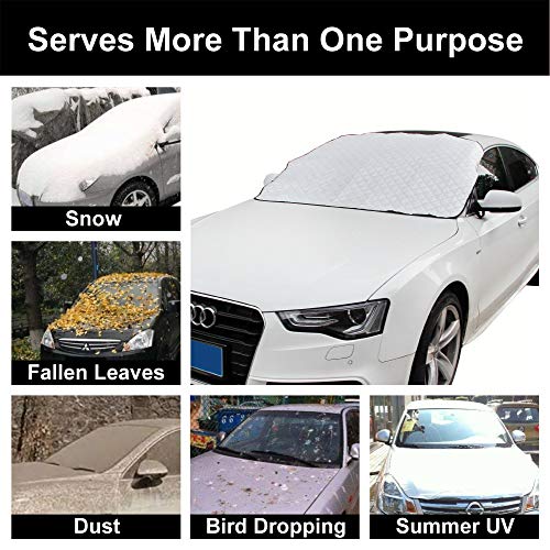 Car Windshield Cover Sun Shade,All Weather Windshield Sunshade - Product Imagery