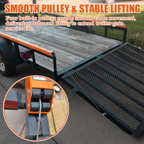 NAZOU Trailer Tailgate Lift Assist Kit - Product Imagery