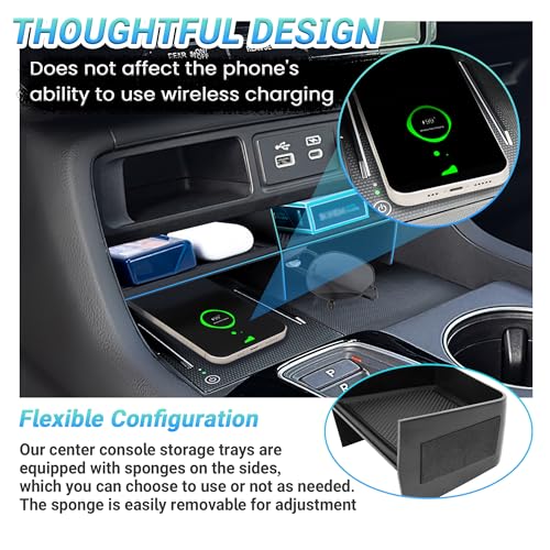 Center Console Organizer for 2023-2026 Honda Pilot/2026 Passport - Product Imagery