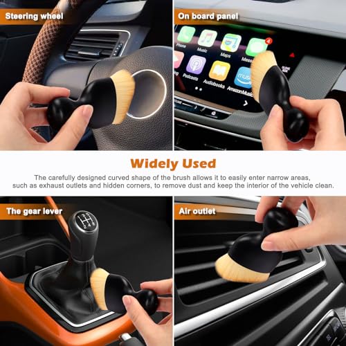 Car Interior Duster Detailing Brush Set Cleaning Gel Kit, Soft - Product Imagery