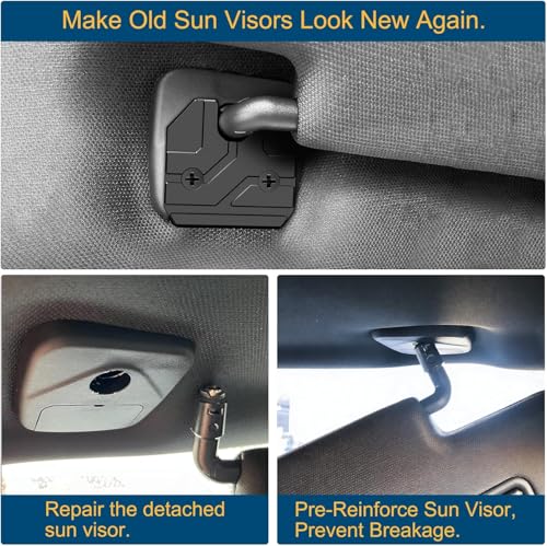 Sun Visor Repair Kit Compatible with RAM 1500 2019-2026, 2 Pack - Product Imagery