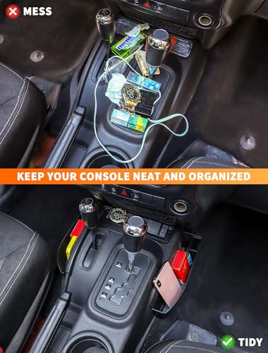 Savadicar GT-3 JK Shifter Storage Box, Gear Shift Console Side - Product Imagery