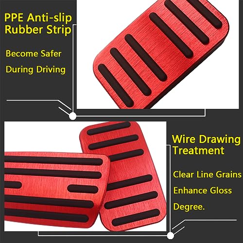 Gas Accelerator Brake Pedal Cover Compatible for Honda Civic - Product Imagery