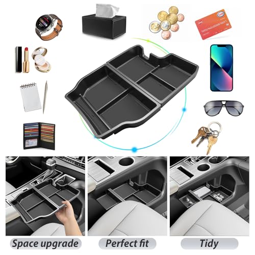 SKTU 2Pcs for 2021-2026 Toyota Sienna Center Console Organizer - Product Imagery
