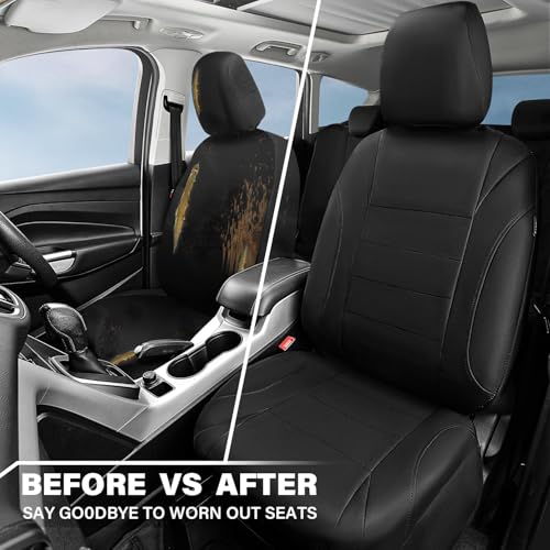 CAR PASS Neoprene EVA Waterproof car seat Covers Front Seats - Product Imagery