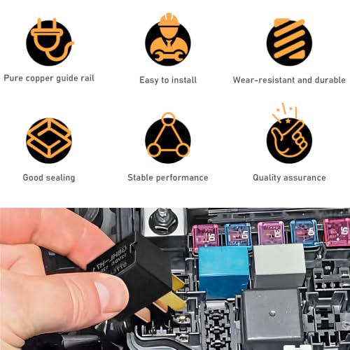 2 PCS Car AC Relay, G8HL-H71 AC and Starter Relays, Multiple Use - Product Imagery