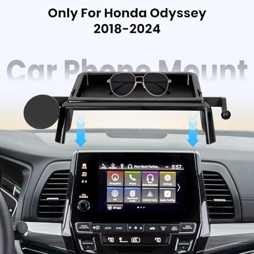 Magnetic Car Phone Holder W/Center Console Organizer-Compatible - Product Imagery