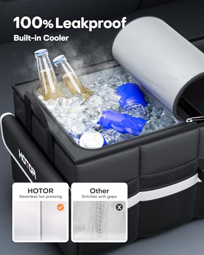 HOTOR Trunk Organizer - Car Organizer with Built-In Leakproof - Product Imagery