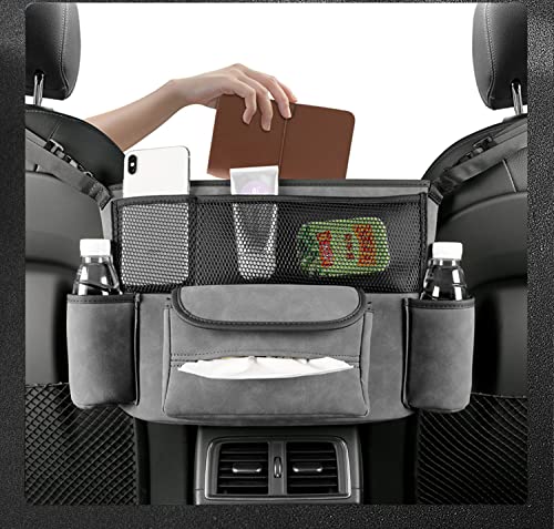 JEYODA Car Handbag Holder Between Seats Suede Large Capacity Car - Product Imagery
