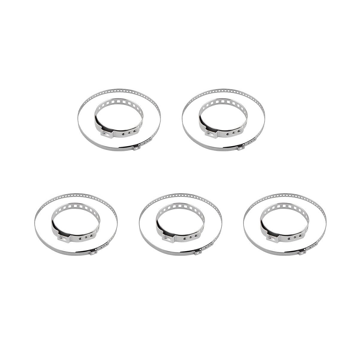 10PCS CV Joint Boot Crimp Clamp Kit, Stainless Steel Adjustable - Product Imagery