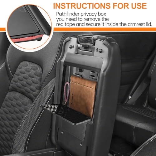 Center Console Hidden Storage Box Organizer For Nissan - Product Imagery