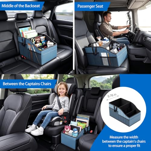 WHHMK Sturdy Leather Car Storage Support Up to 33 LB of Weight, - Product Imagery